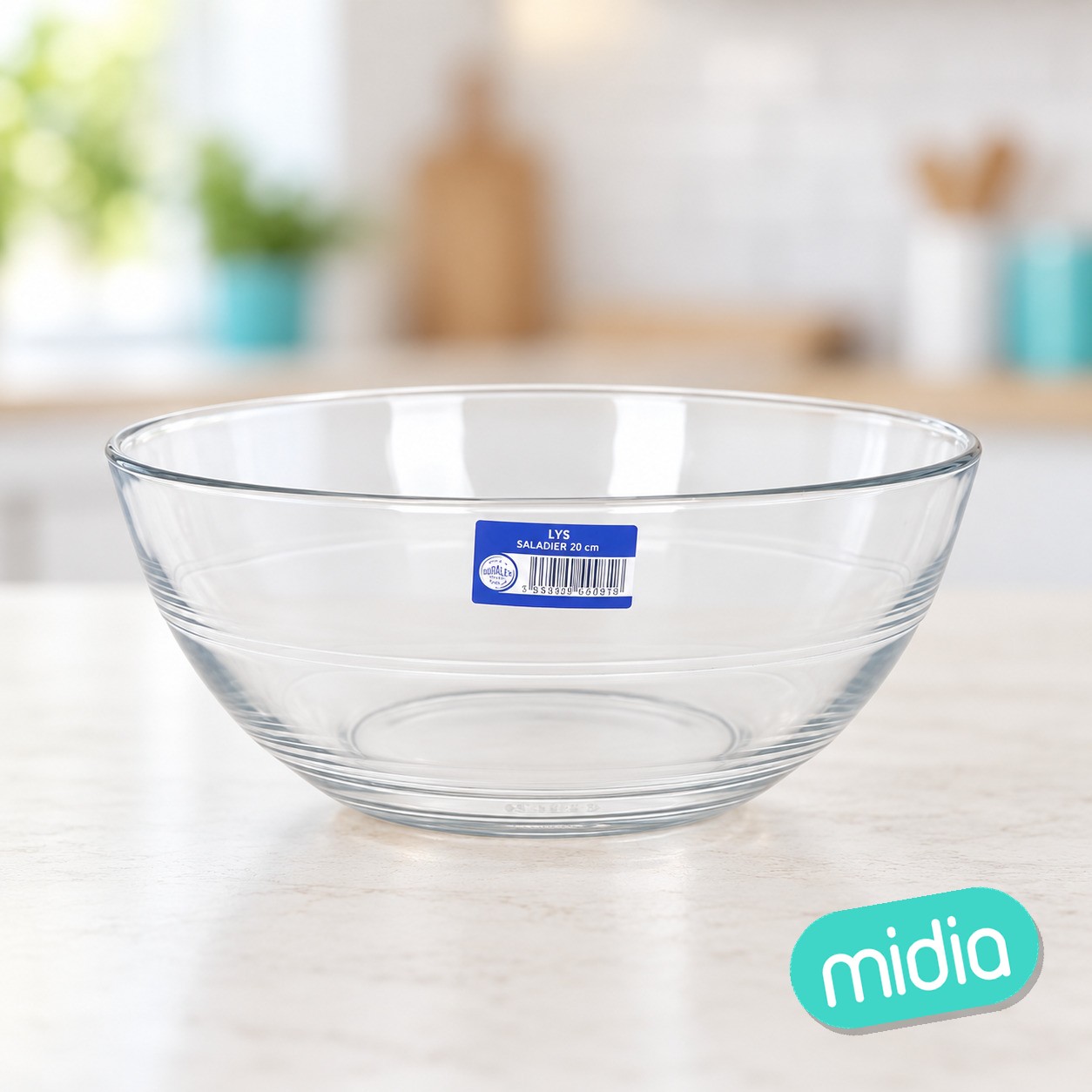 $ ensaladera ø20cm/1.59l transp. red "lys"