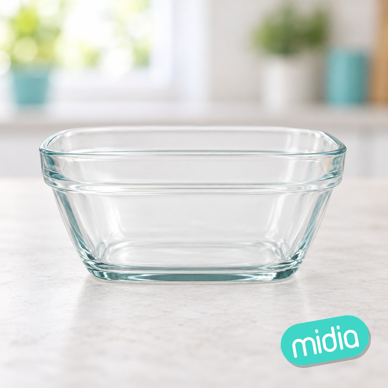 Ensaladera apil. 17cm/1,15l tran.cuad lys