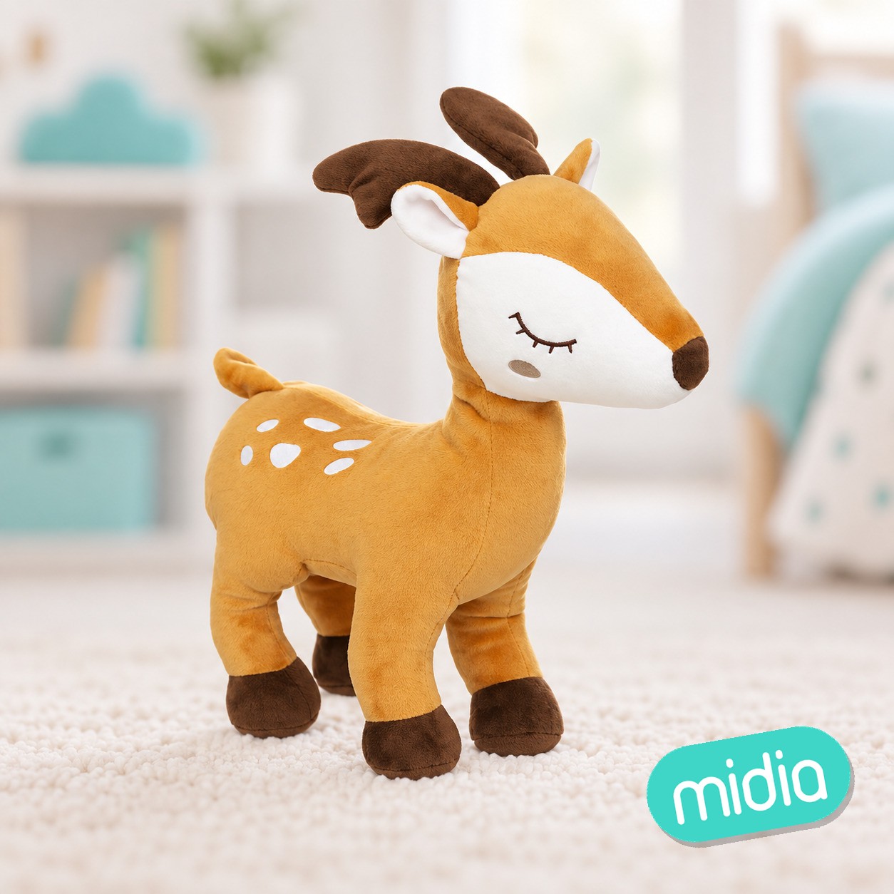Peluche ciervo Ieo, 35 cm de alto