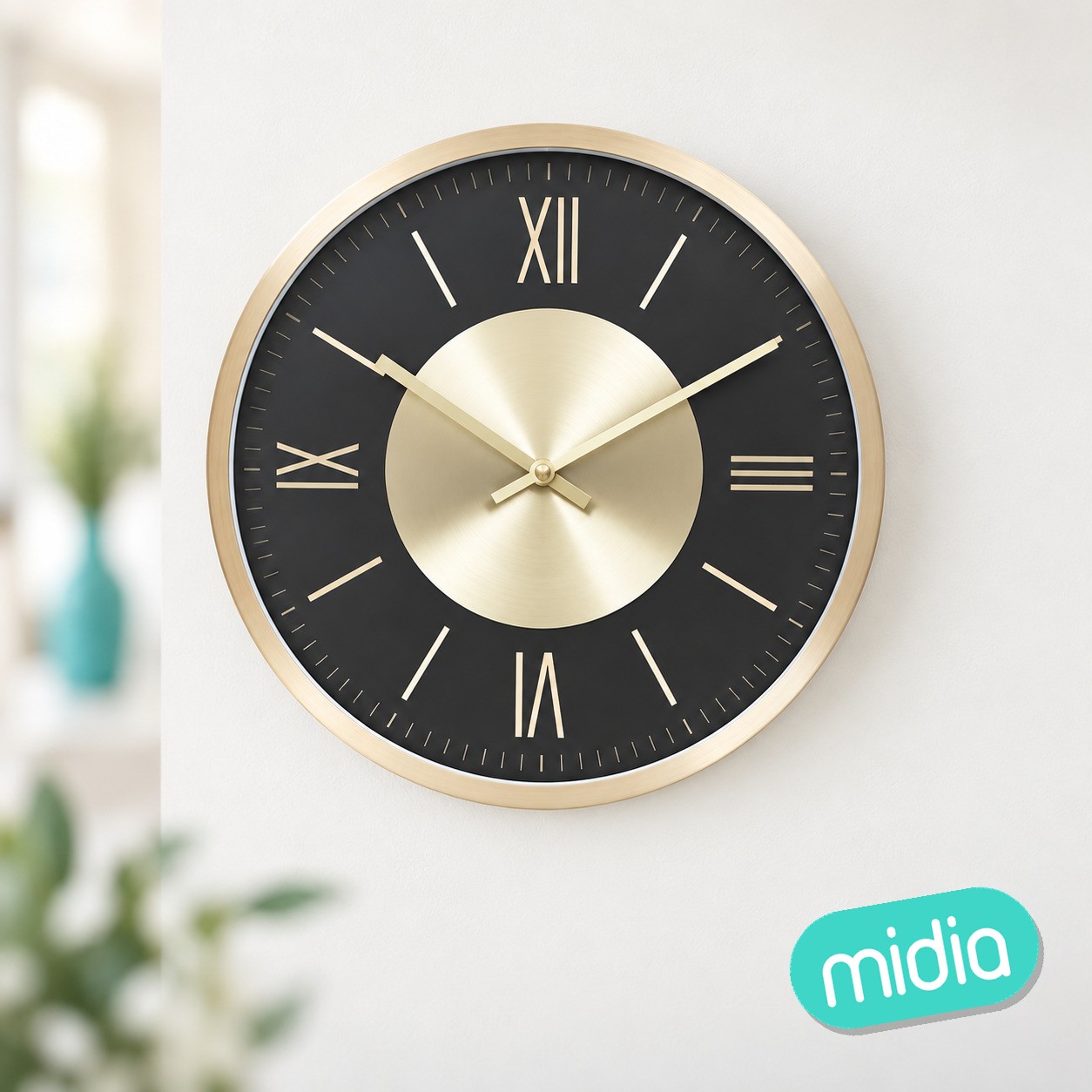 Reloj Ariana diám. 30 cm metal
