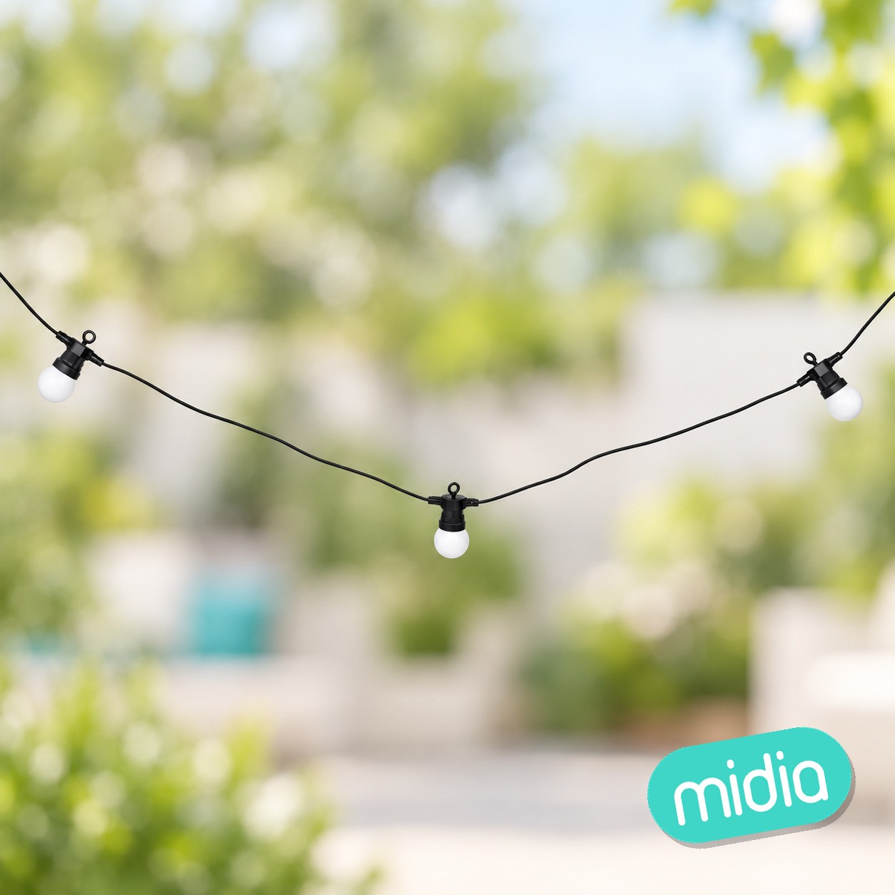 Guirnalda LED solar Soa 10 bombillas largo 8 m