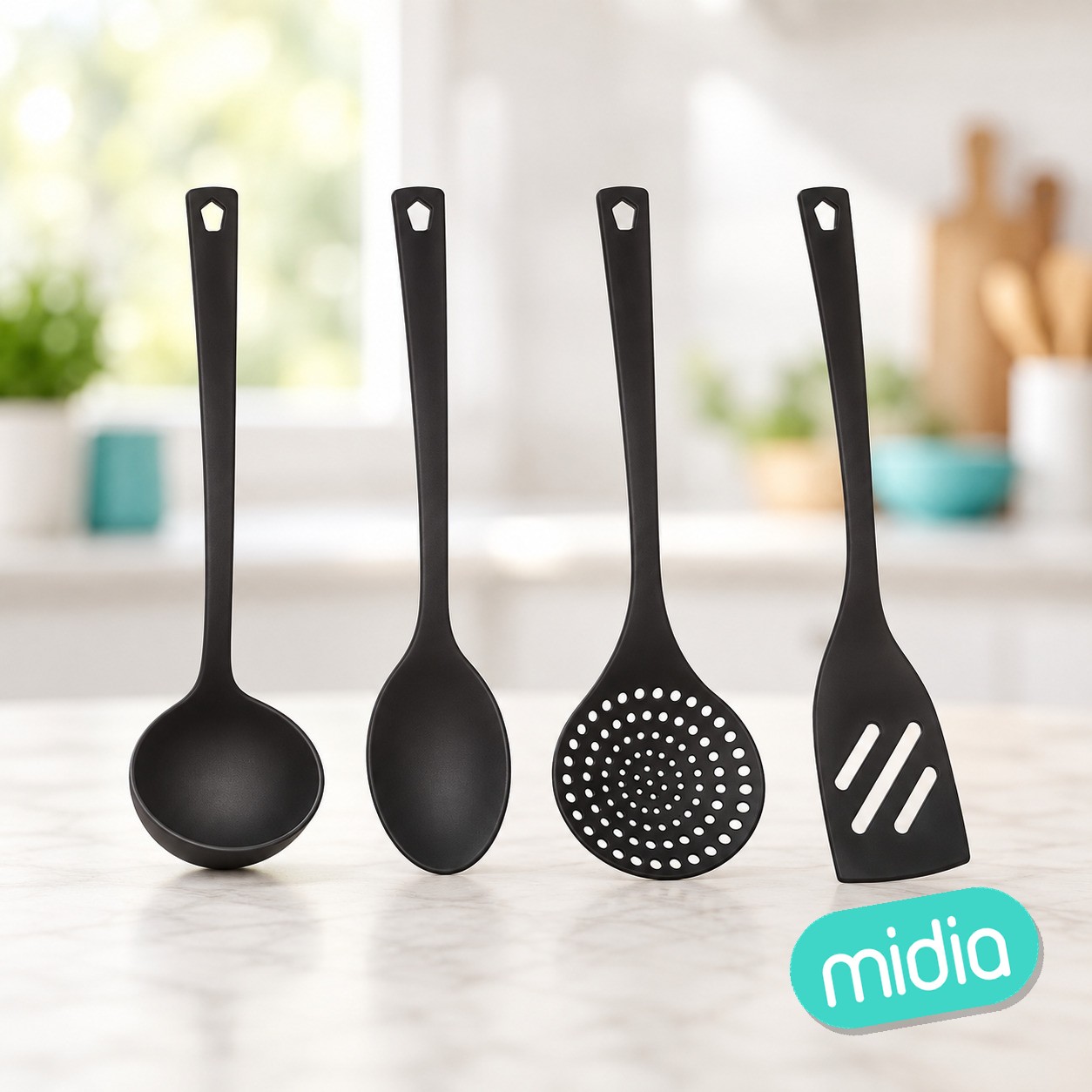 Juego de 4 utensilios de nailon