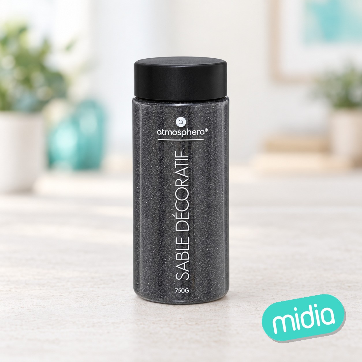 Arena decorativa 750 g negro