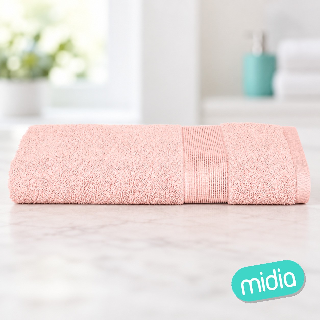 Serviette 450gsm rose 50x90