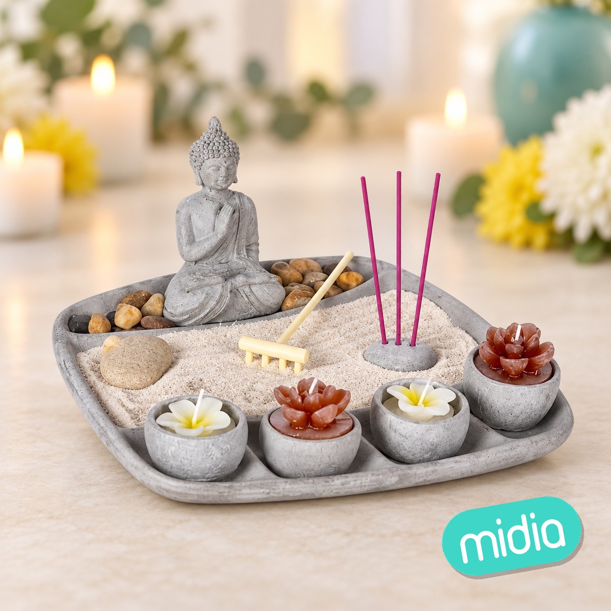 Jardin zen ciment aditya 23x23