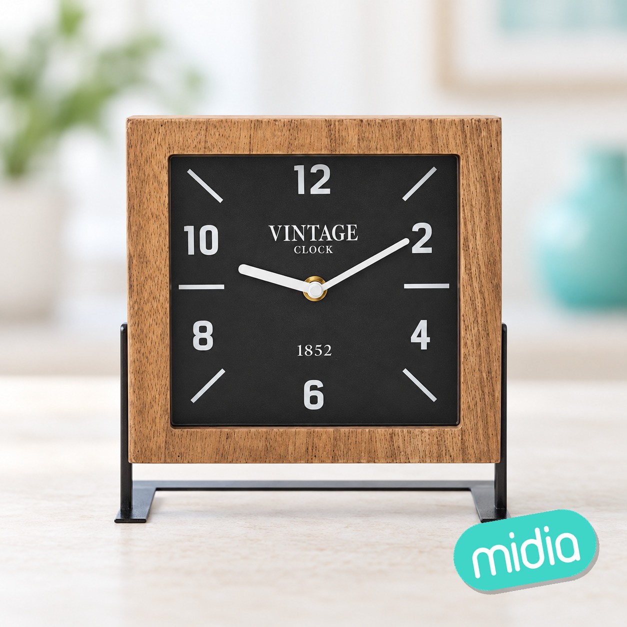 Reloj de sobremesa Anya 20 x 23 cm MDF