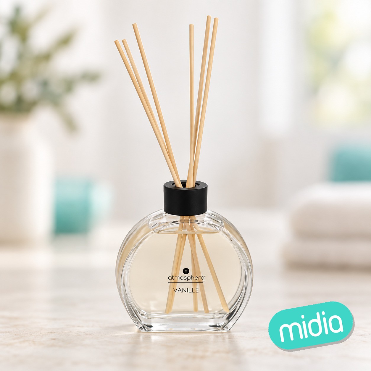Difusor de perfume Haly 100 ml cristal vainilla