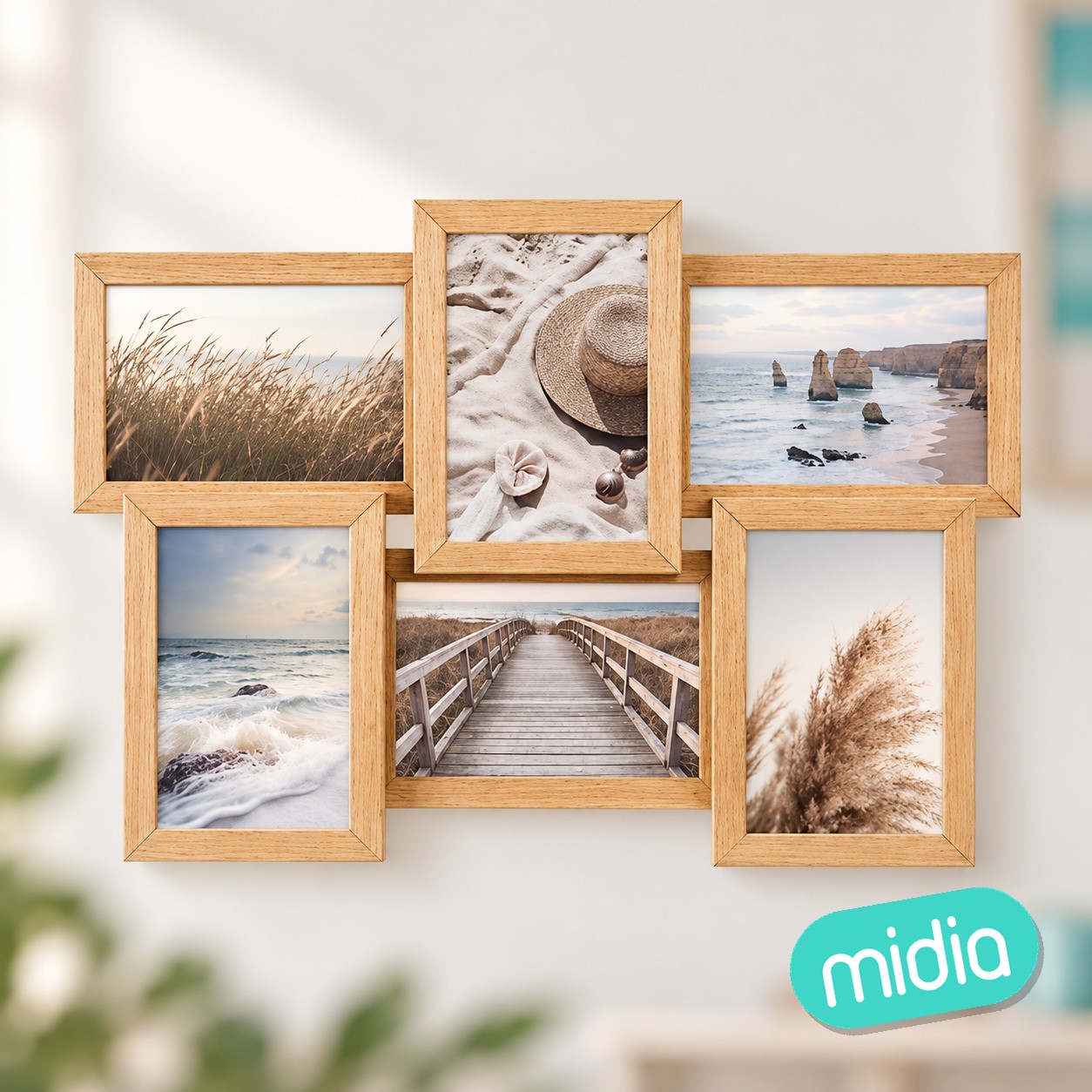 Pele mele 6ph 10x15 natur mia