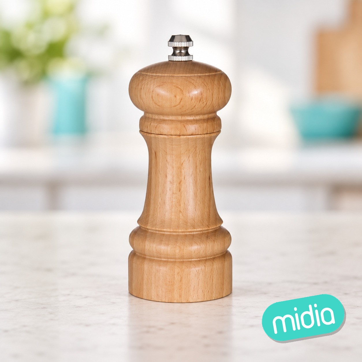 Moulin bois 14,5cm bistrot