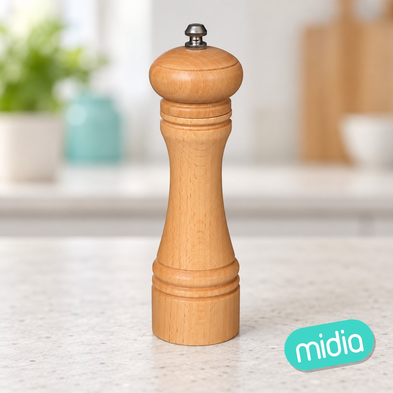 Molinillo de madera Bistrot 20,5 cm de alto