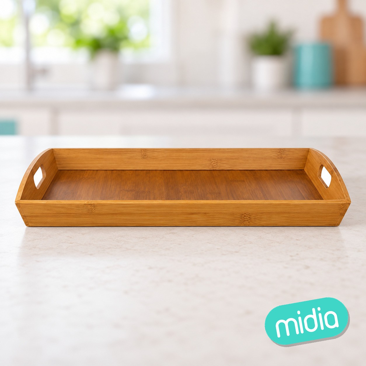 Bandeja de bambú 44 x 29 cm
