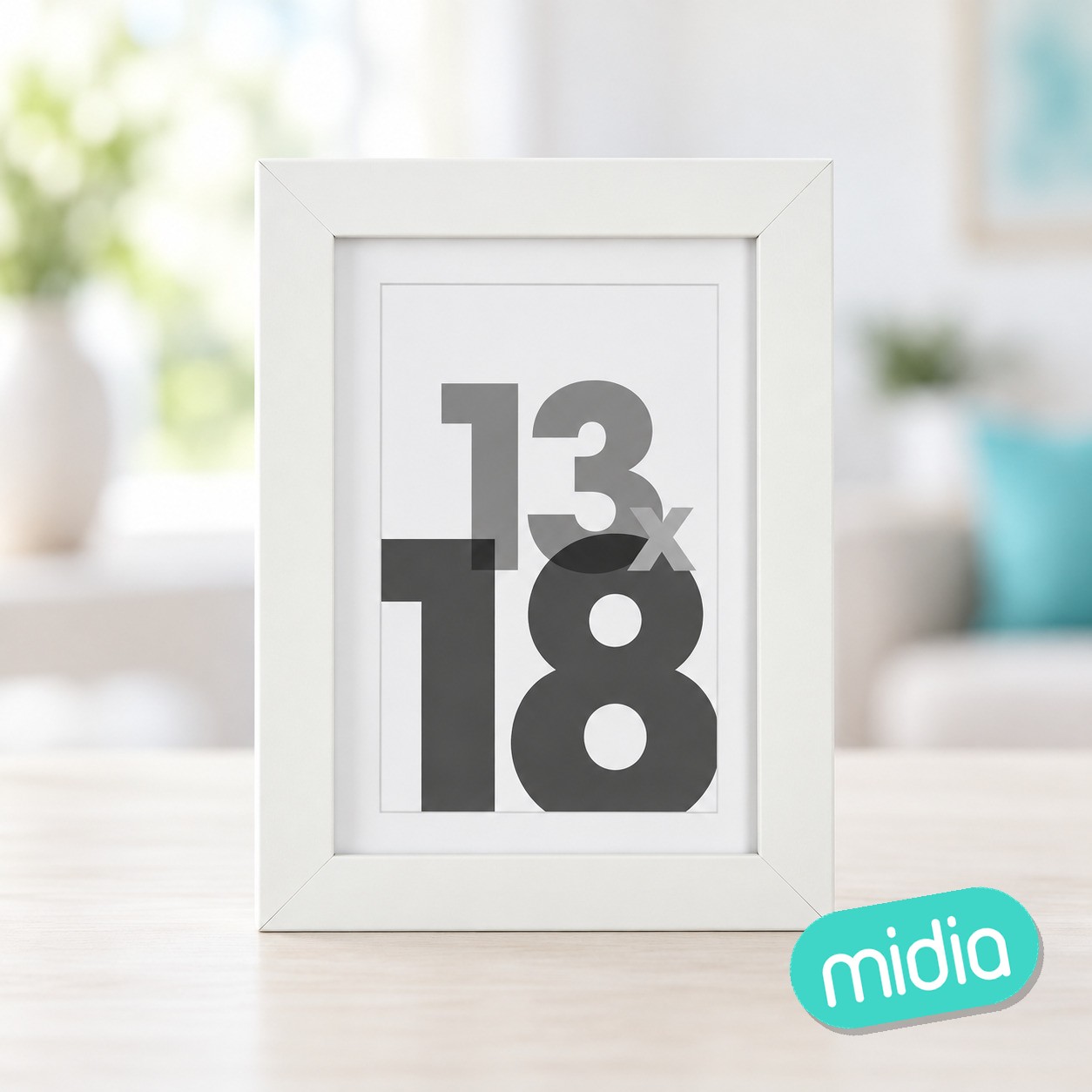 Cadre photo bl eva 13x18 dis