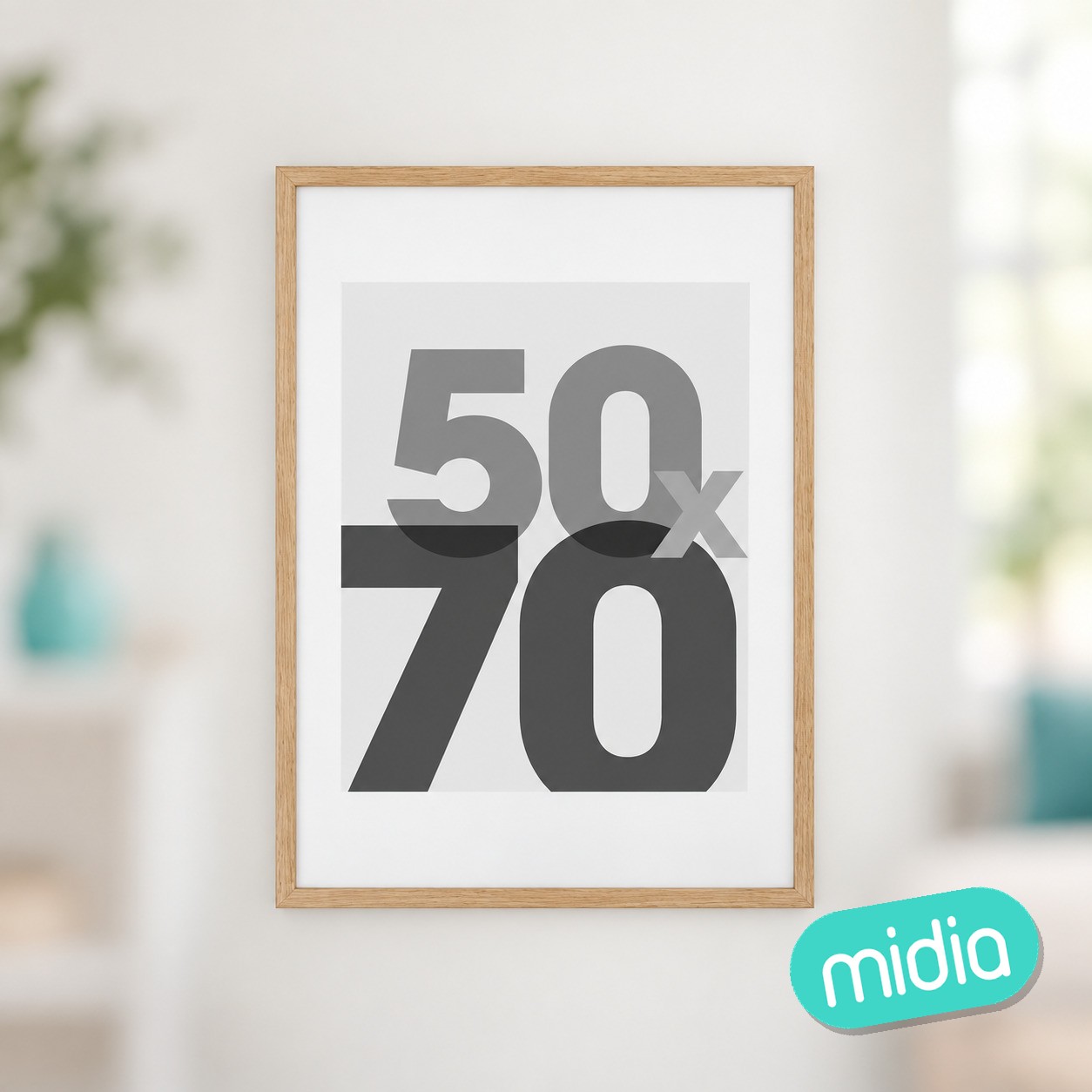 Cadre photo nat eva 50x70 dis