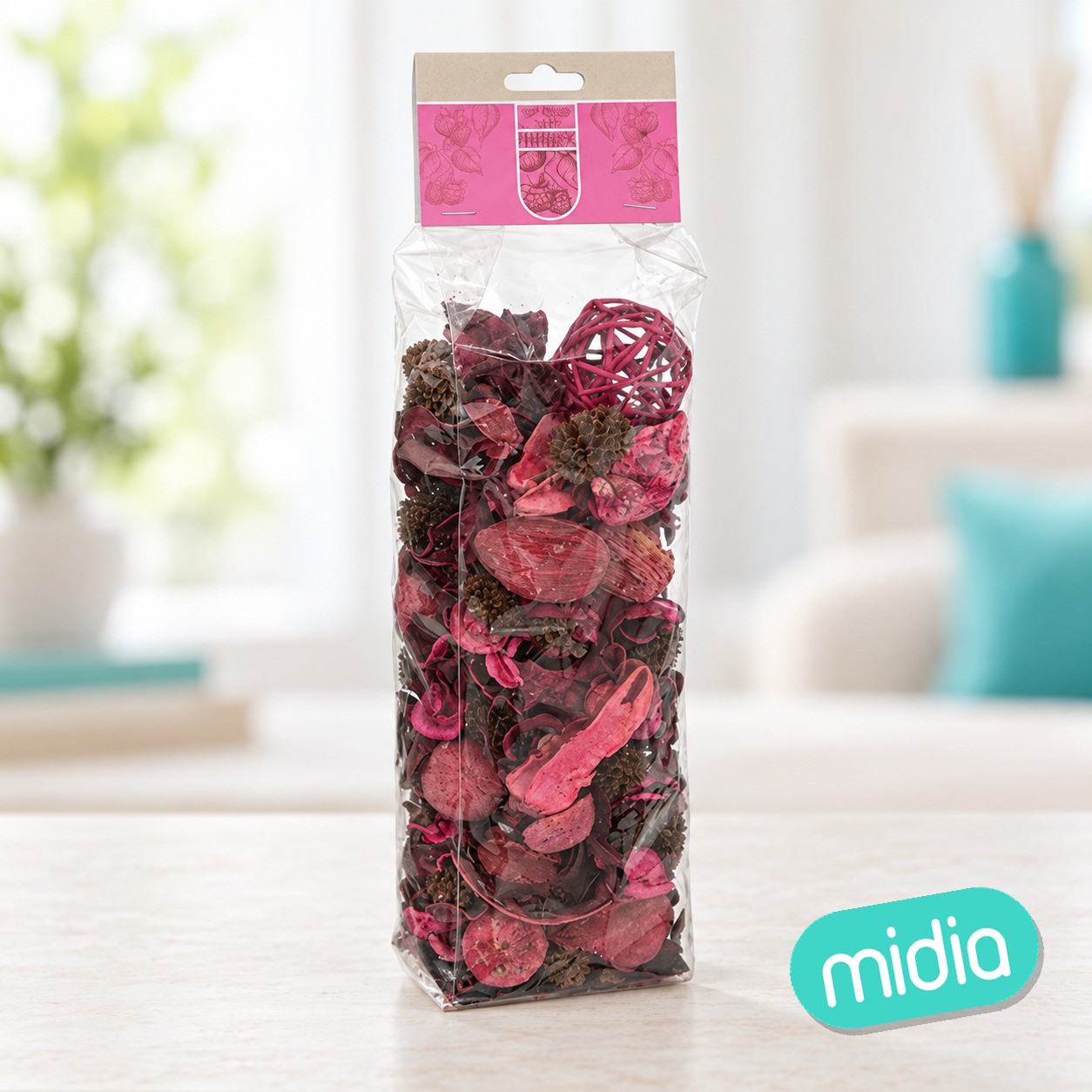 Popurrí perfumado Kili 140 g frambuesa