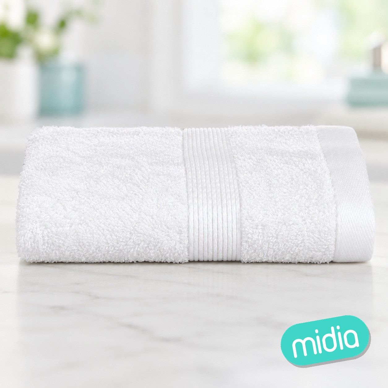 Serviette 450gsm blanc 30x50