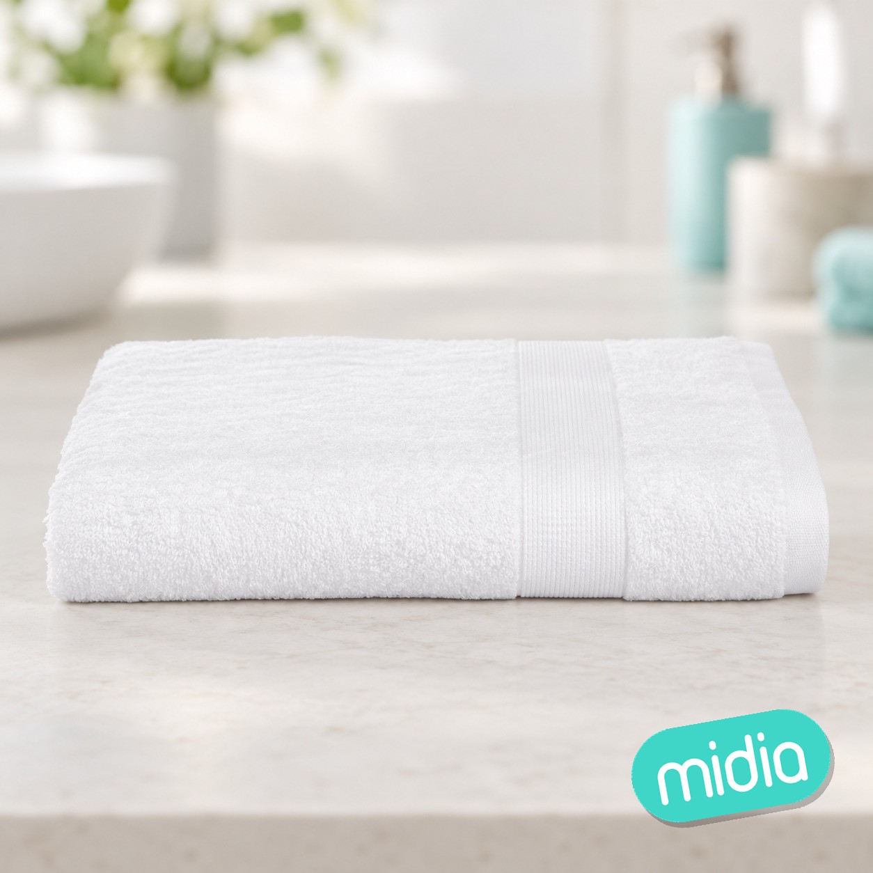 Drap douche 450 blanc 70x130