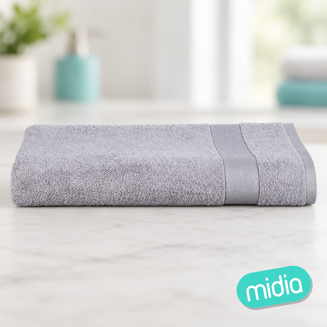 Sábana de baño 100 x 150 cm algodón 450 g/m² topo