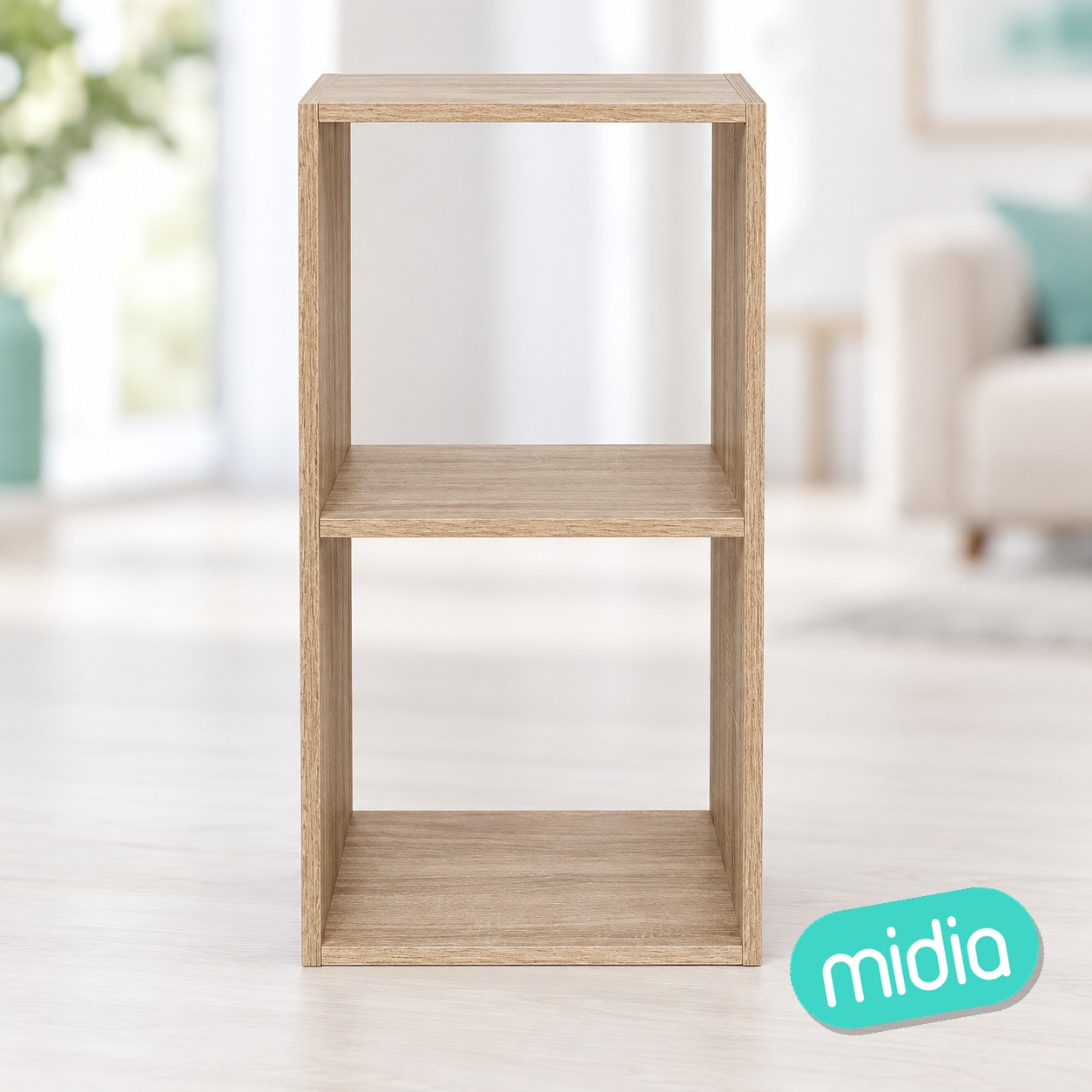 Etagere 2 cases nat mix