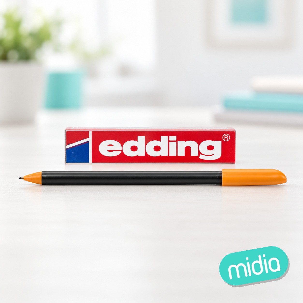 Rotulador edding 1200 naranja