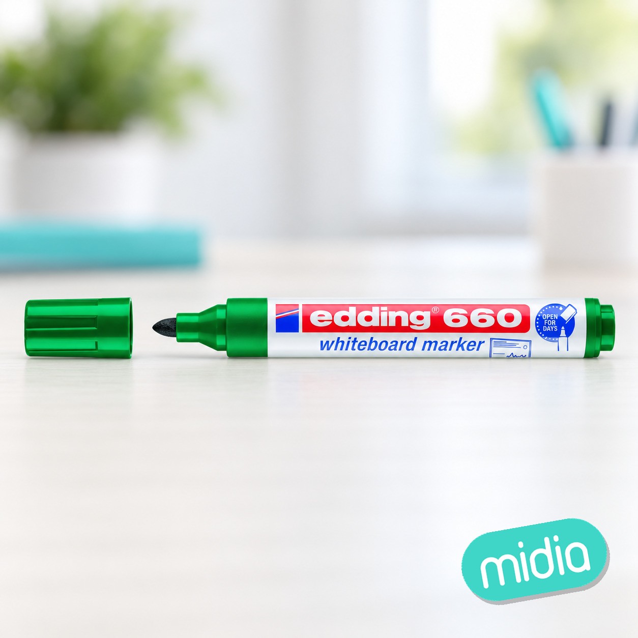 Rotulador edding 1200 azul claro