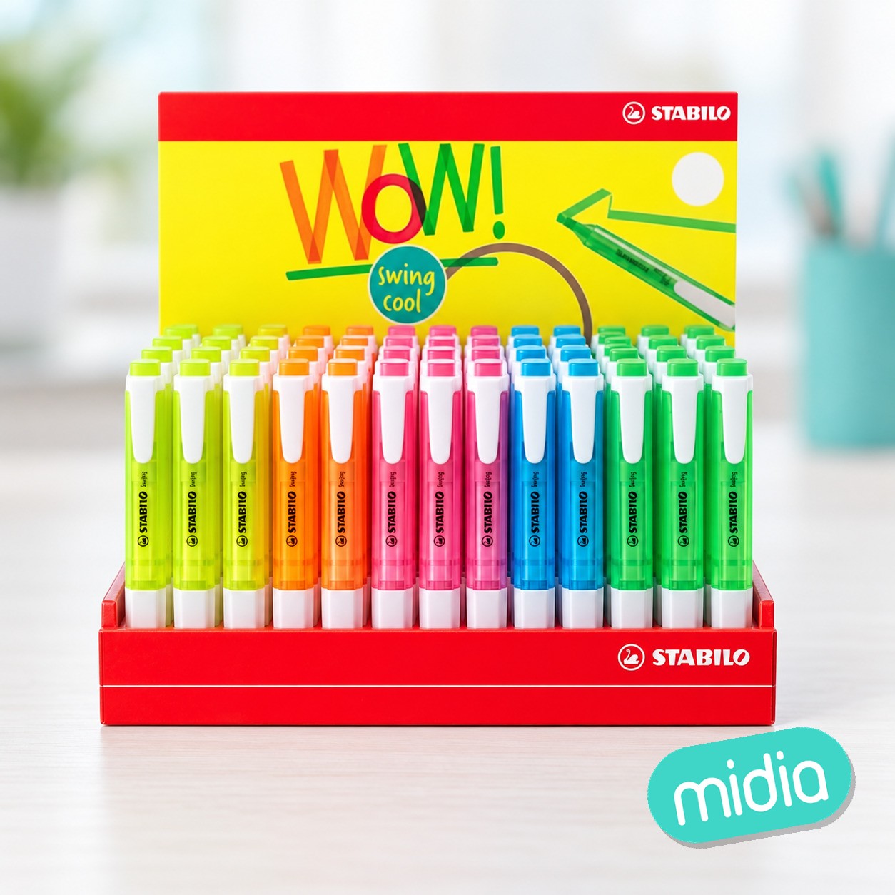 Exp 48 marcador fluor stabilo swing cool