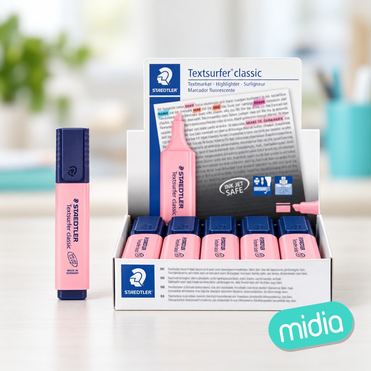 Marcador 364 pastel carmin claro