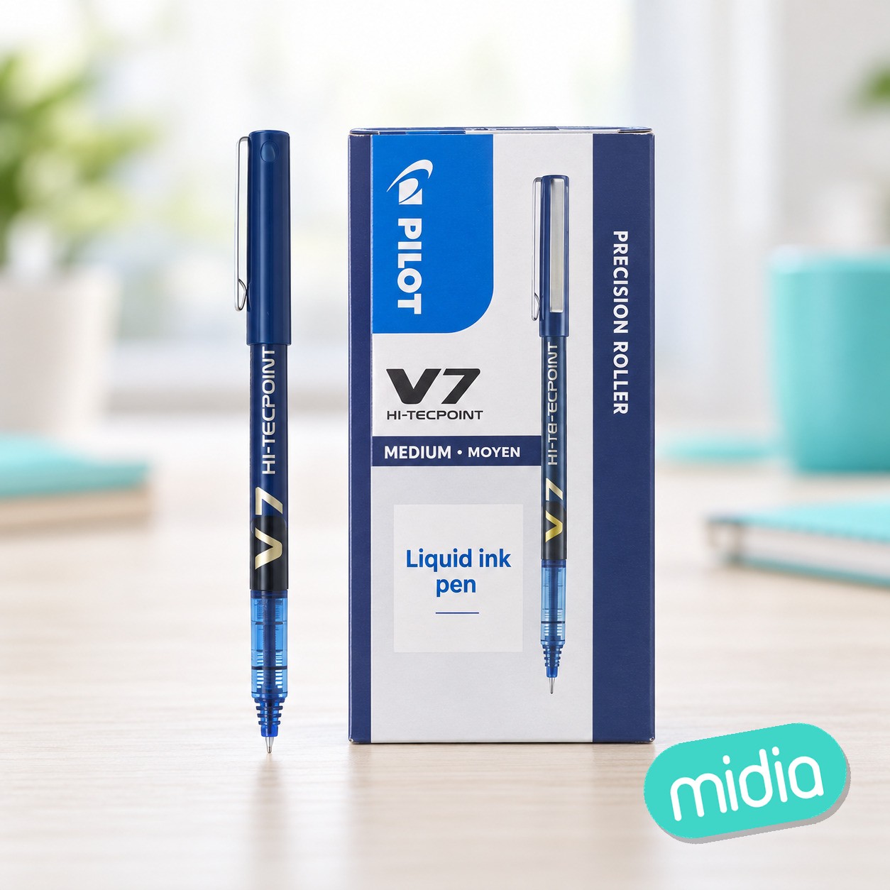 Rotulador pilot v7 azul