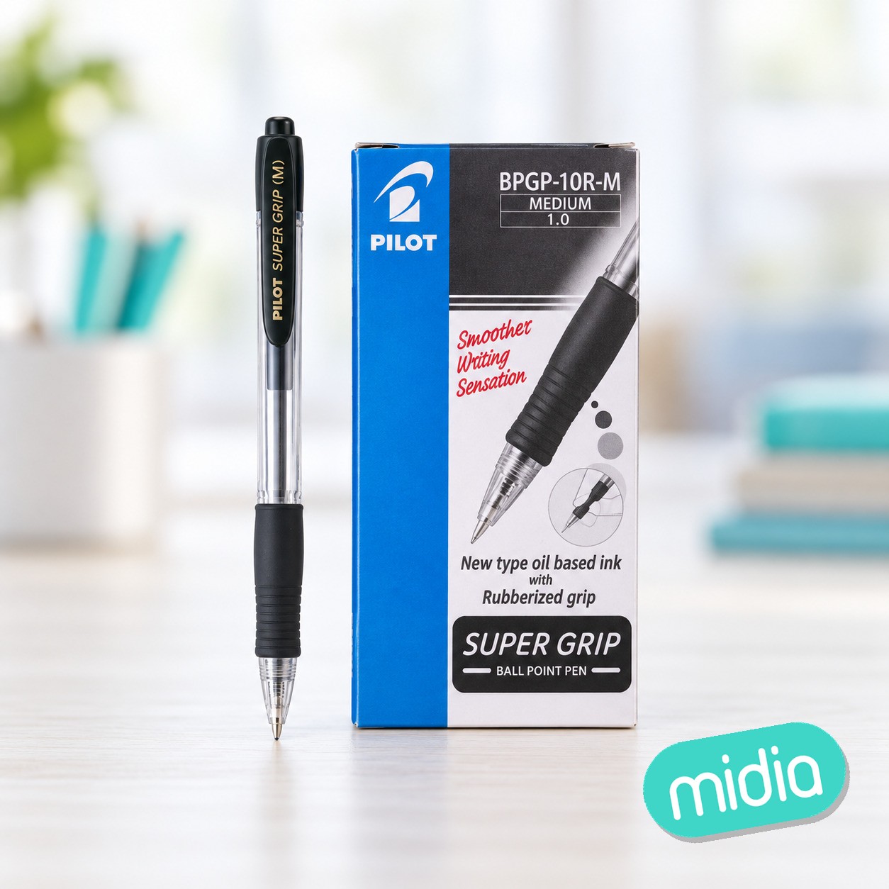 Boligrafo pilot supergrip negro