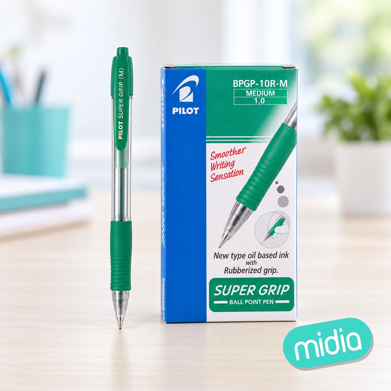 Boligrafo pilot supergrip verde