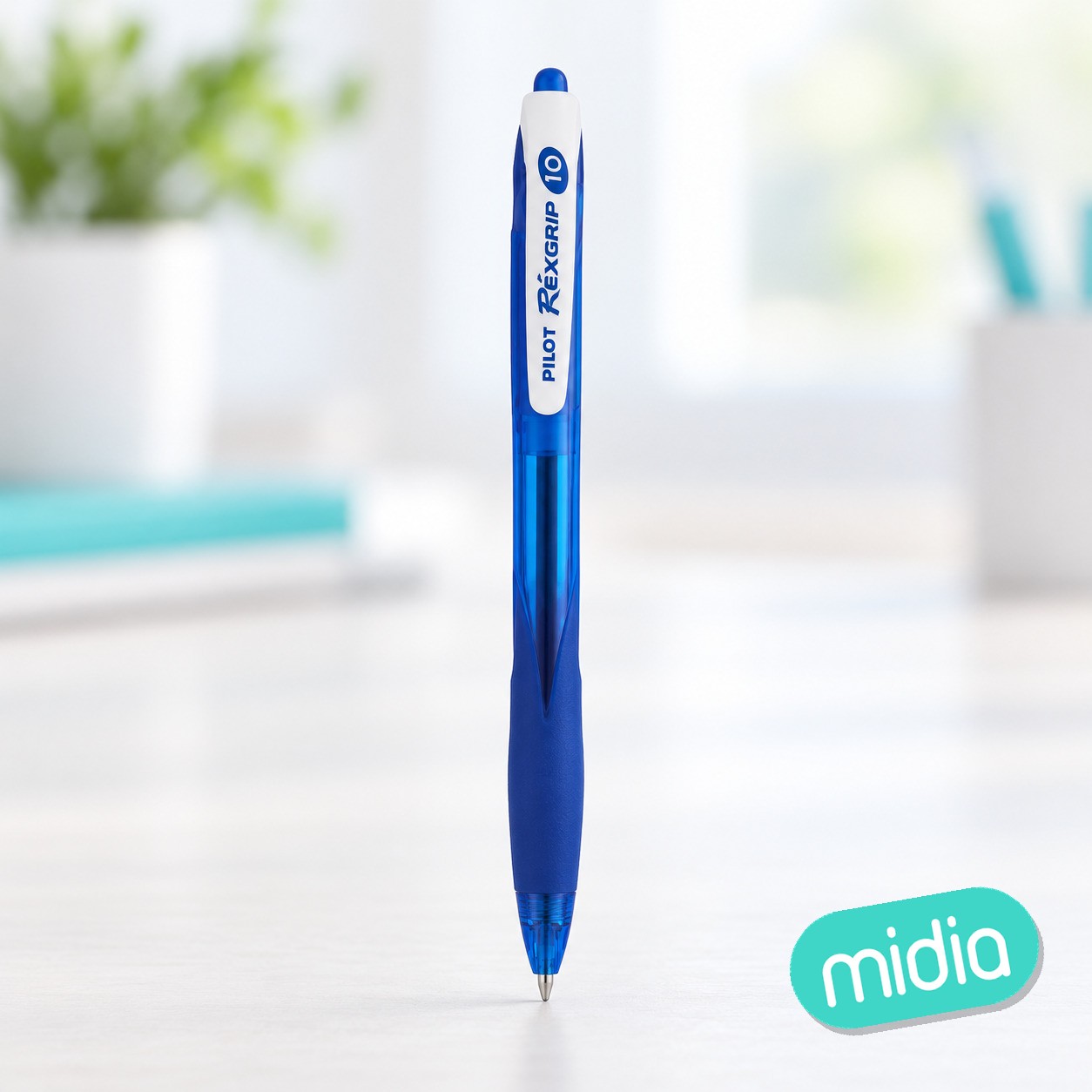 Boligrafo pilot rexgrip azul