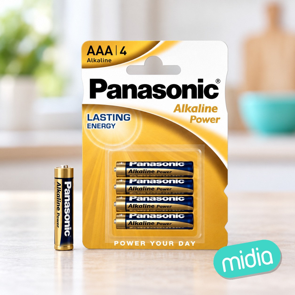 Pila alkalina panasonic bronze lr-03 aaa (blister 4 unid.)