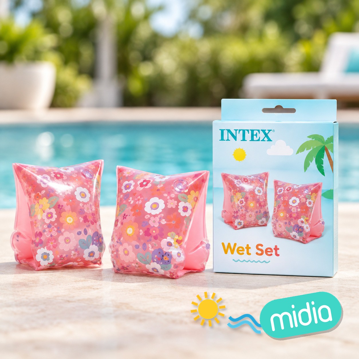 Manguitos sweet blossom 3-6a 2