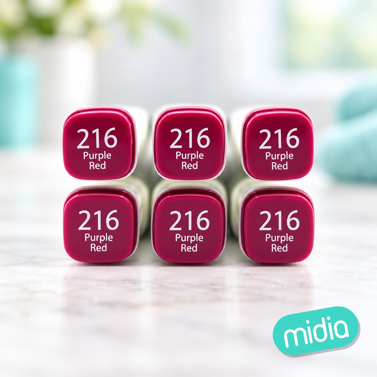 Rotulador doble punta morado f216