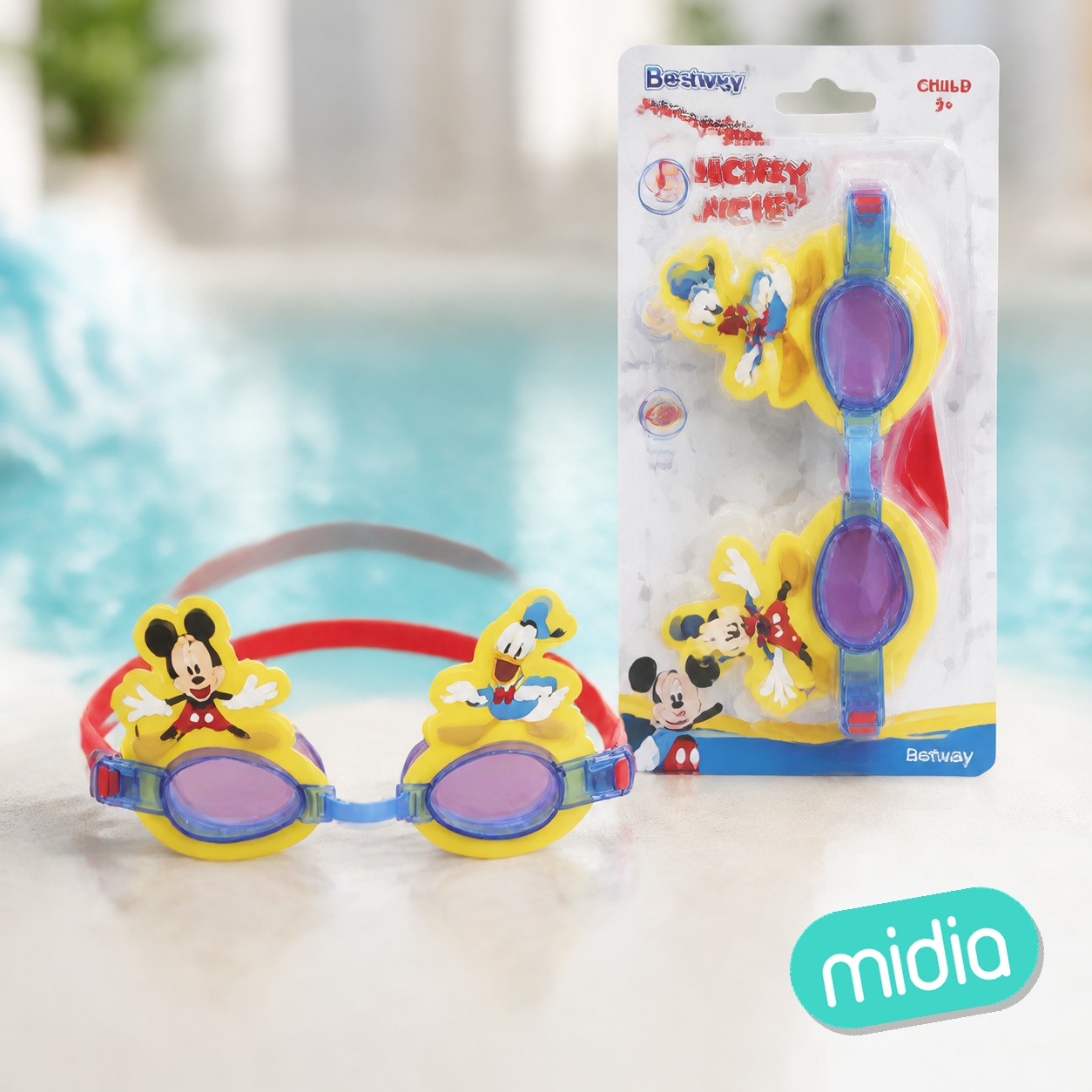 Gafa natación infantil 3-6 años mickey