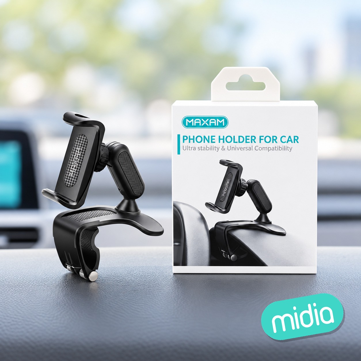 ZJ-1105 Soporte negro para coche