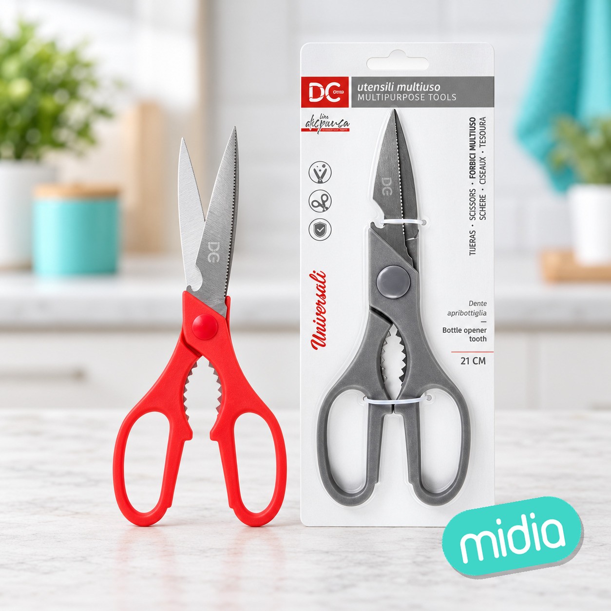 Tijeras m/uso 21cm