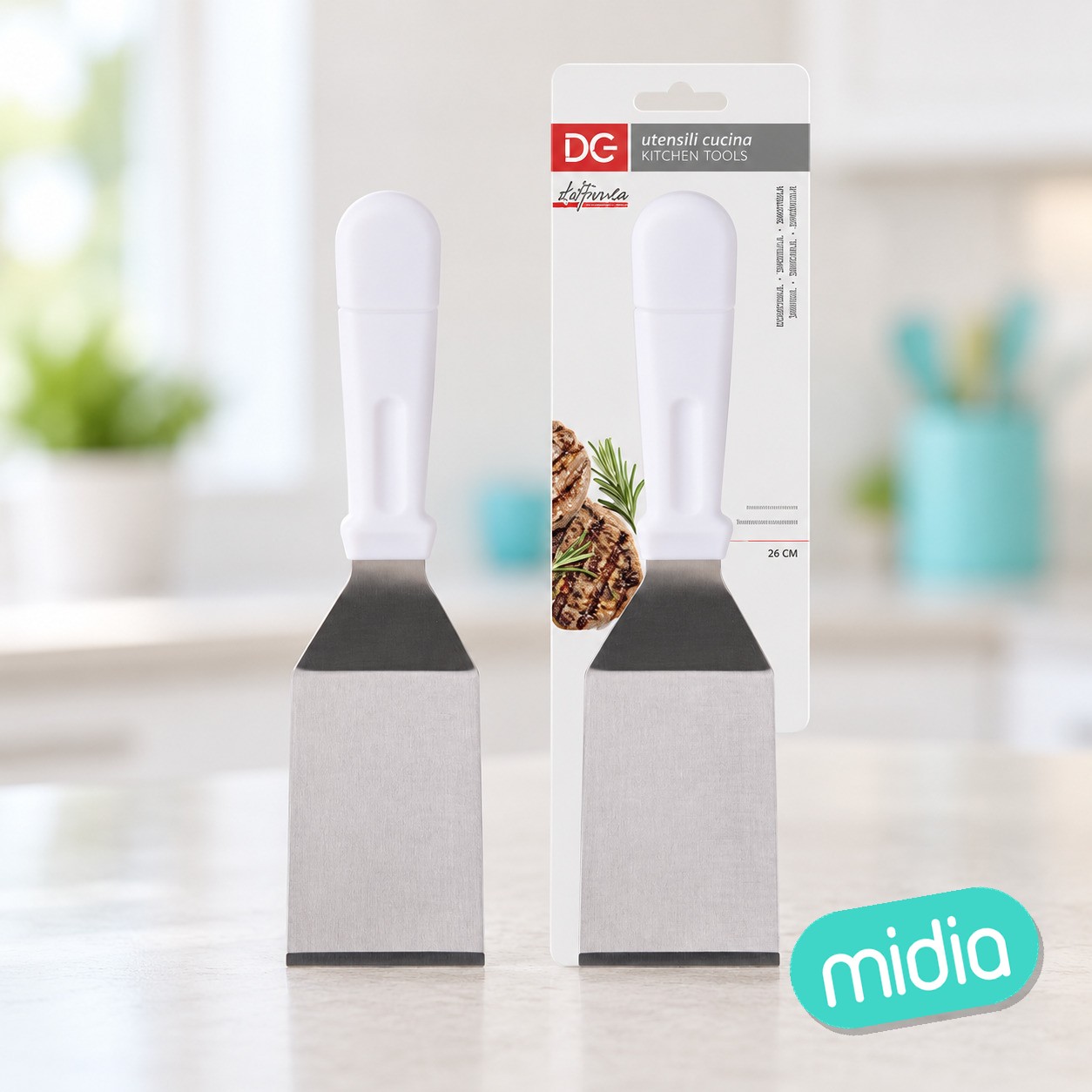 Espatula cocina acero 26cm