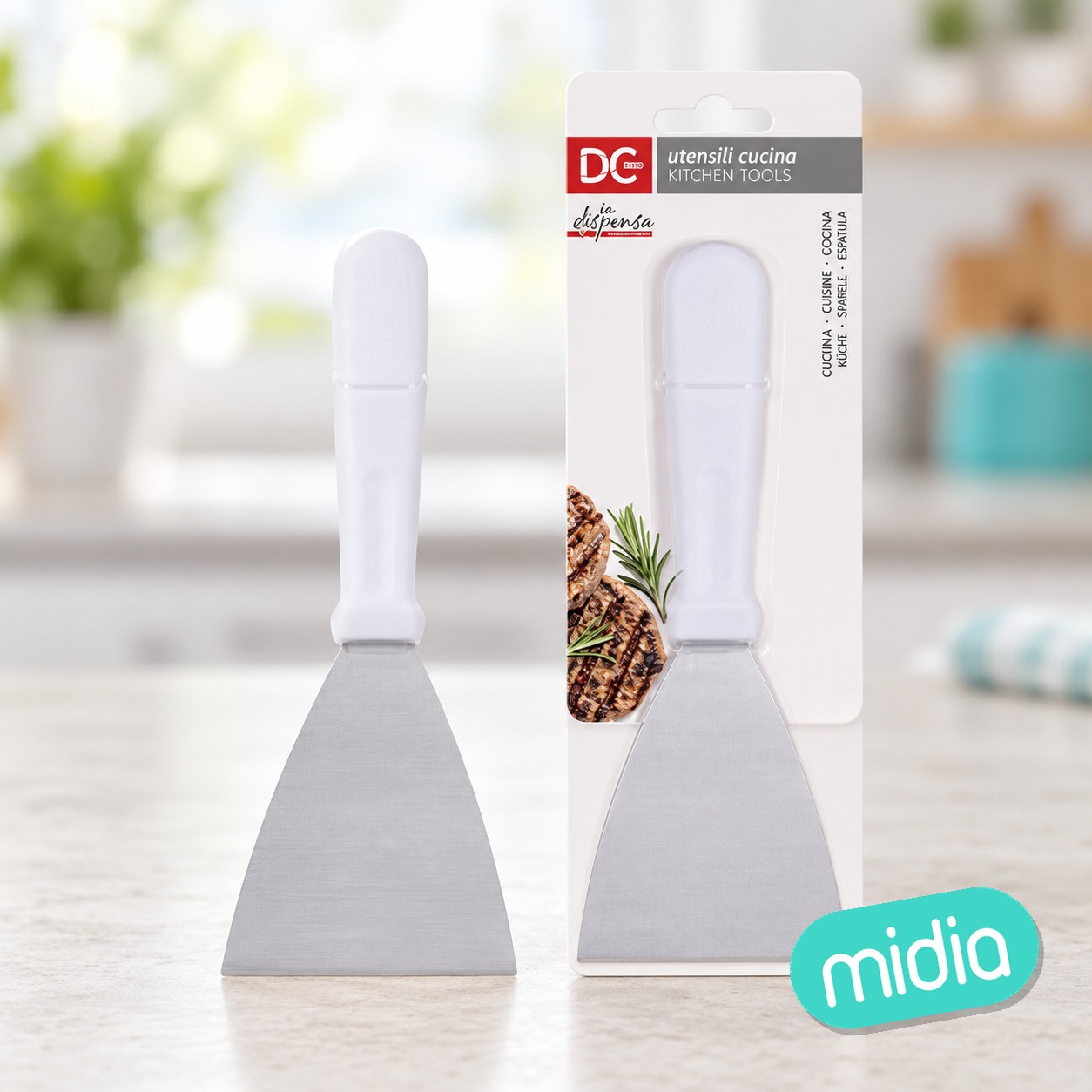 Espatula cocina acero 25.5cm