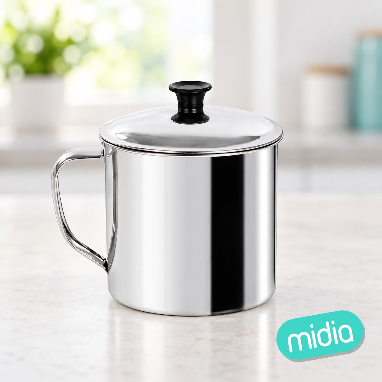 Taza de acero inoxidable 10cm