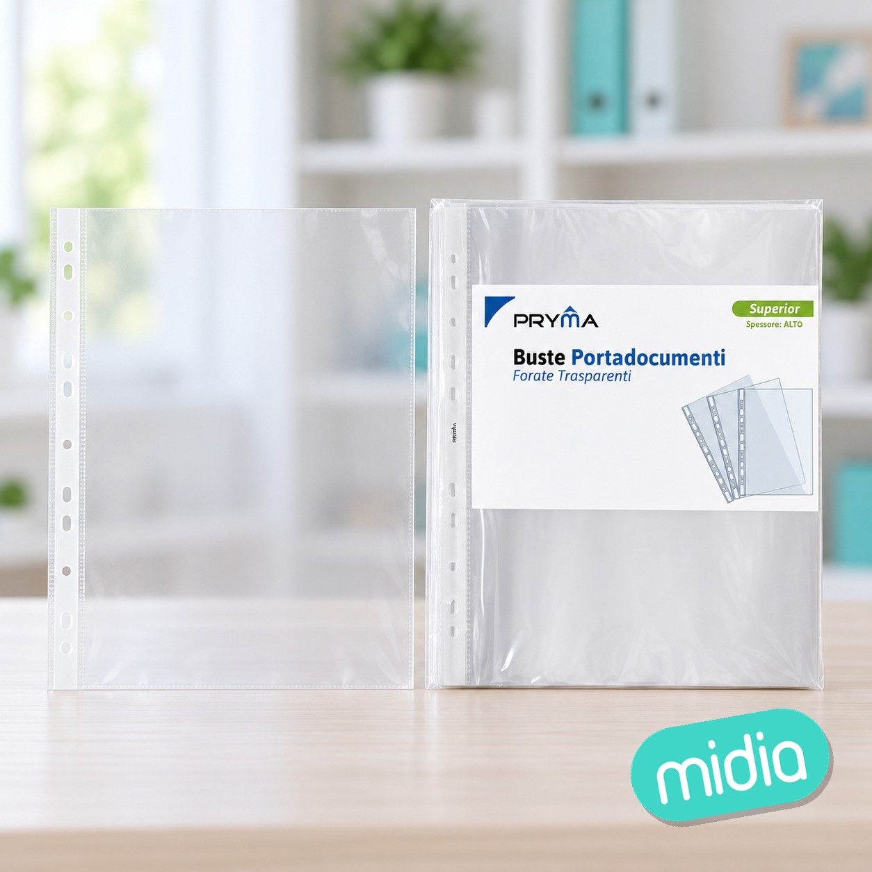Funda lucida superior a4 100pz