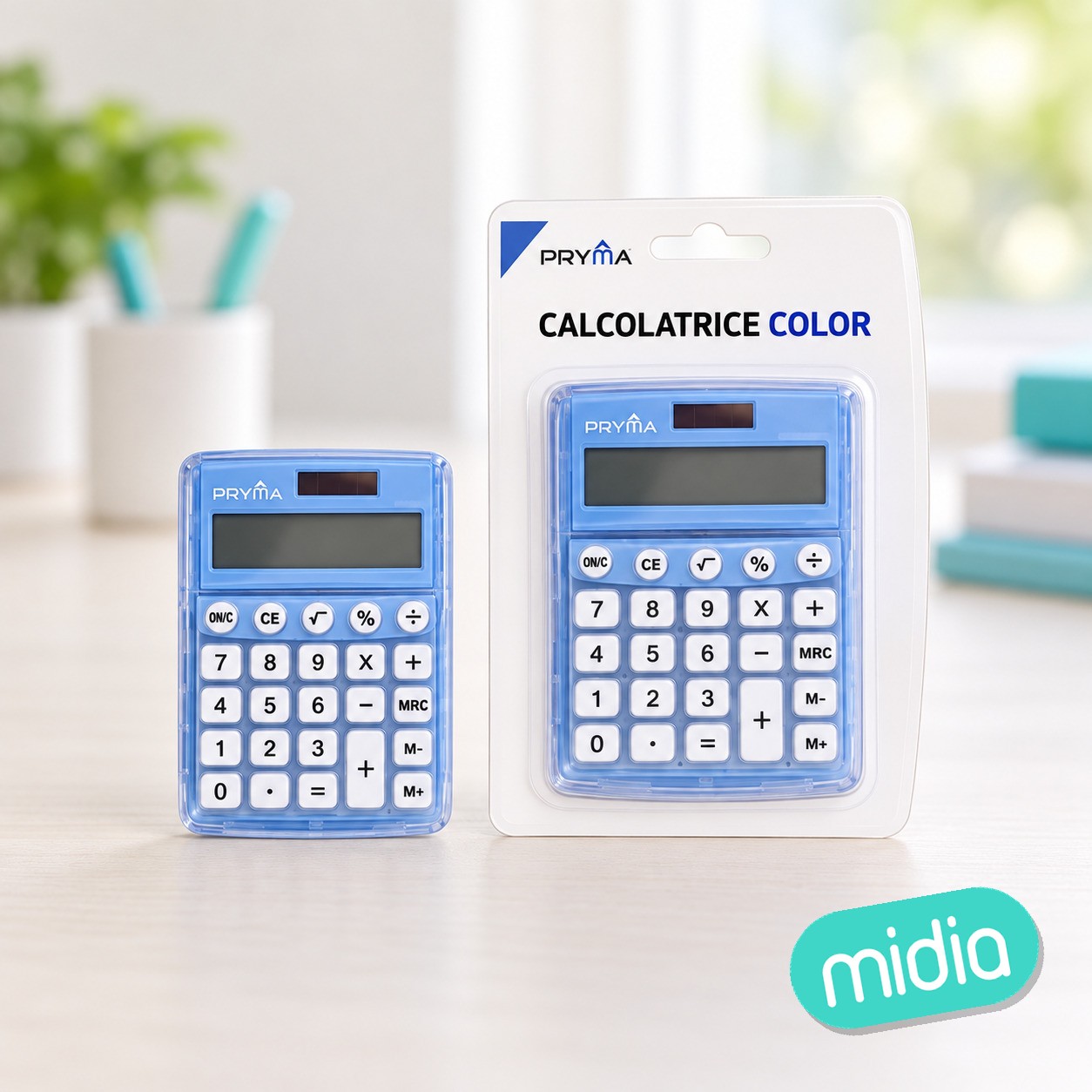 Calculadora de 8 dígitos 13x10x2.1cm