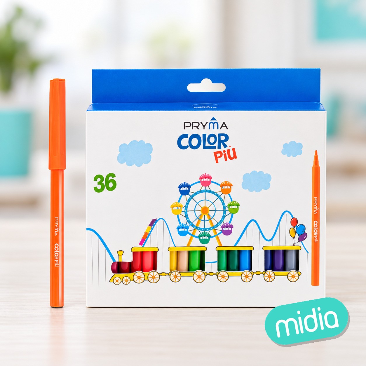 Rotuladores de colores 36pz bl.