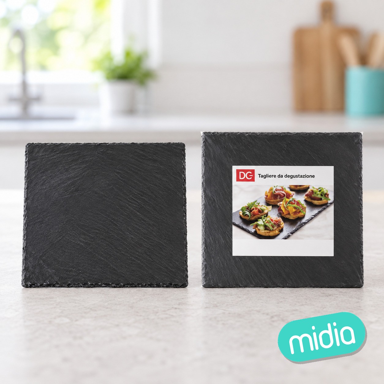 Tabla degustacion cuadrado 30x30x0.5cm