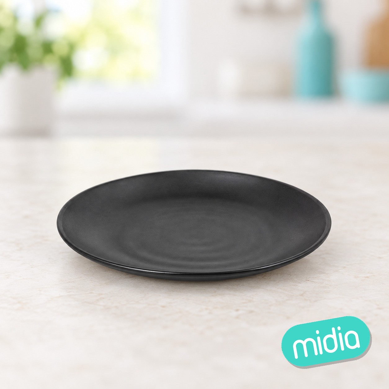 Plato plano melamina d18.2x1cm