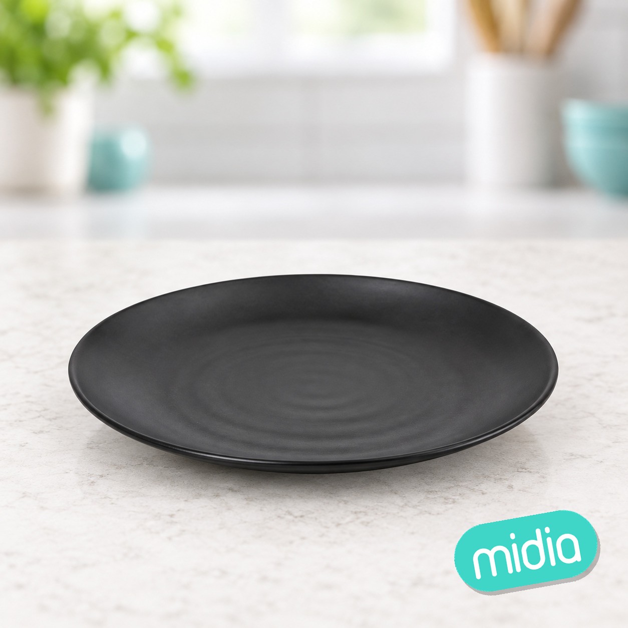 Plato plano melamina d23.4x1.5cm
