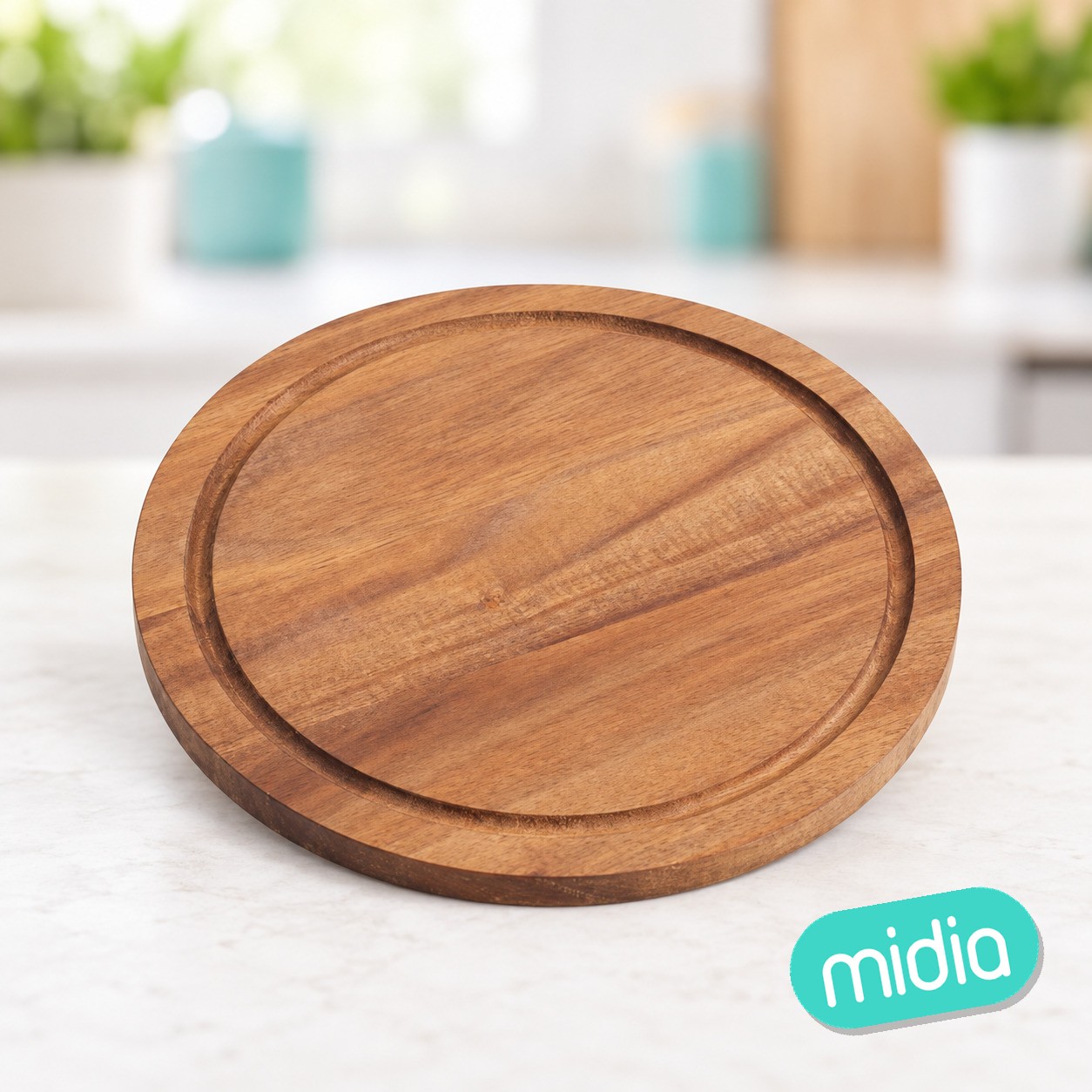 Tabla madera redonda 30x30x1,5cm