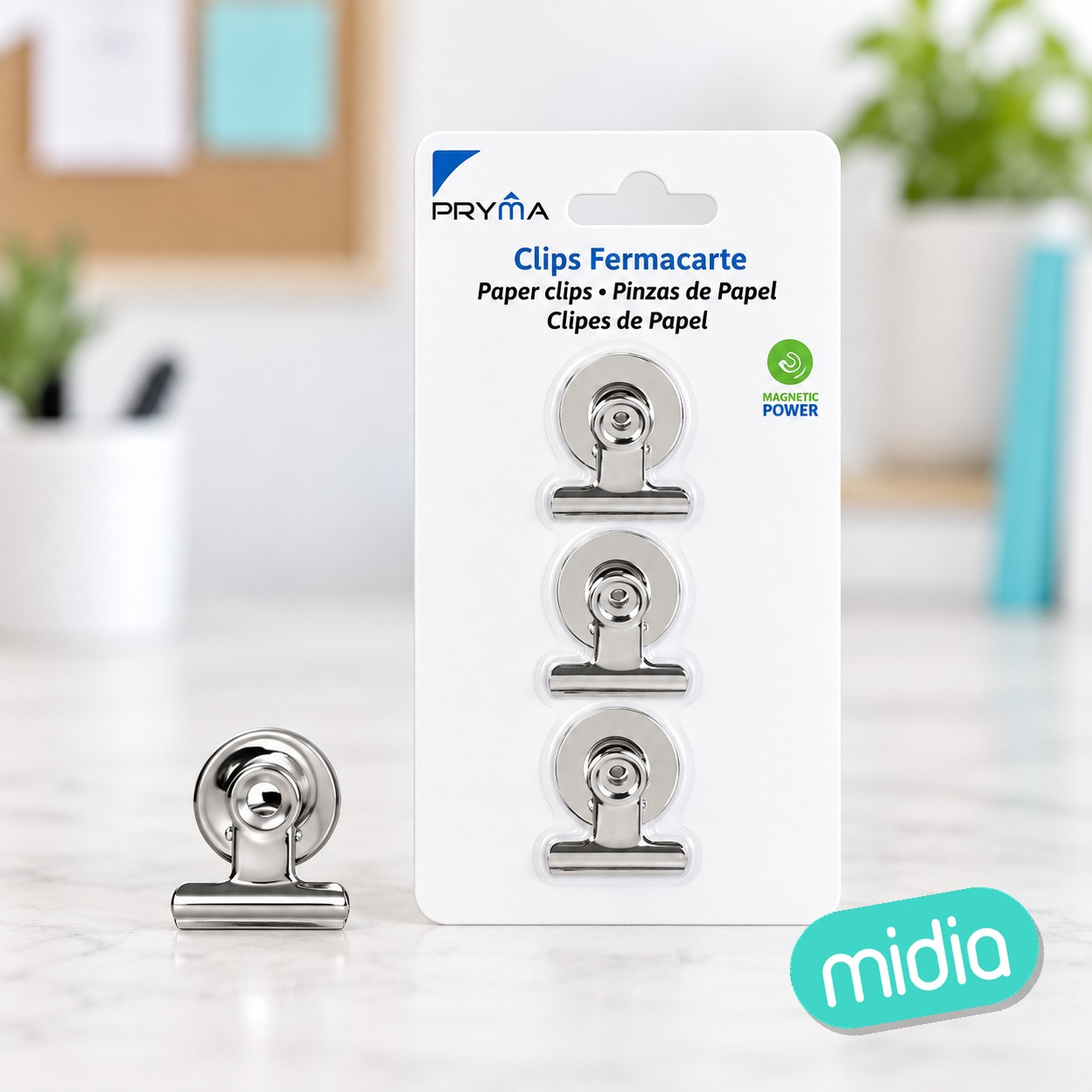Clip magnético 3cm 3pz