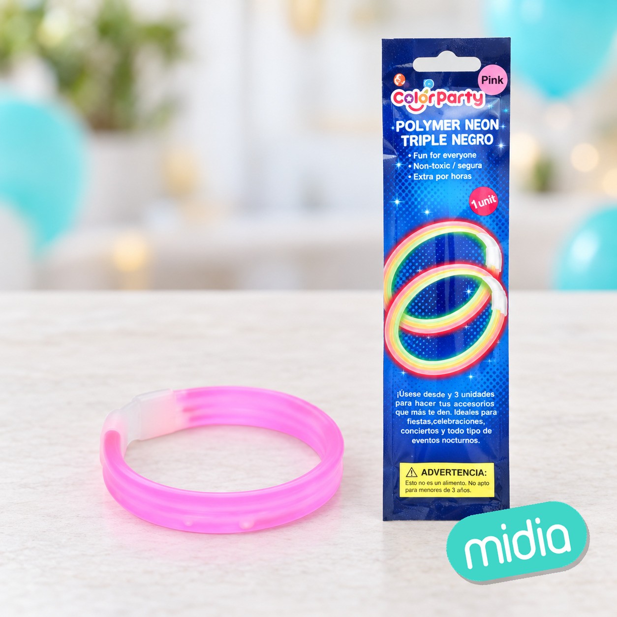 Pulsera fluorescente