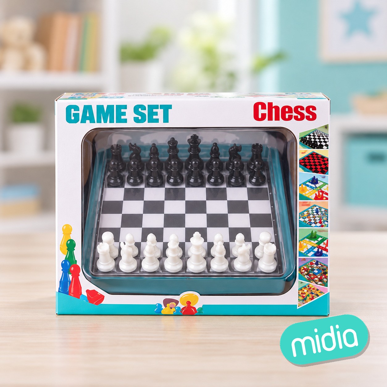 Juego ajedrez caja