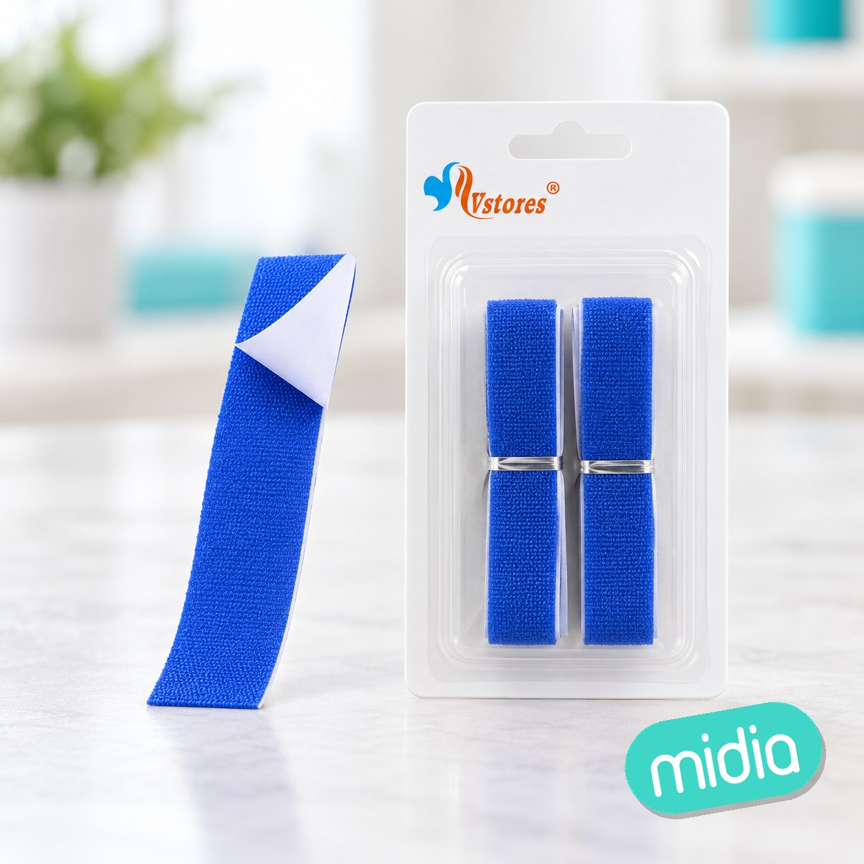 Velcro con adhesivo colore